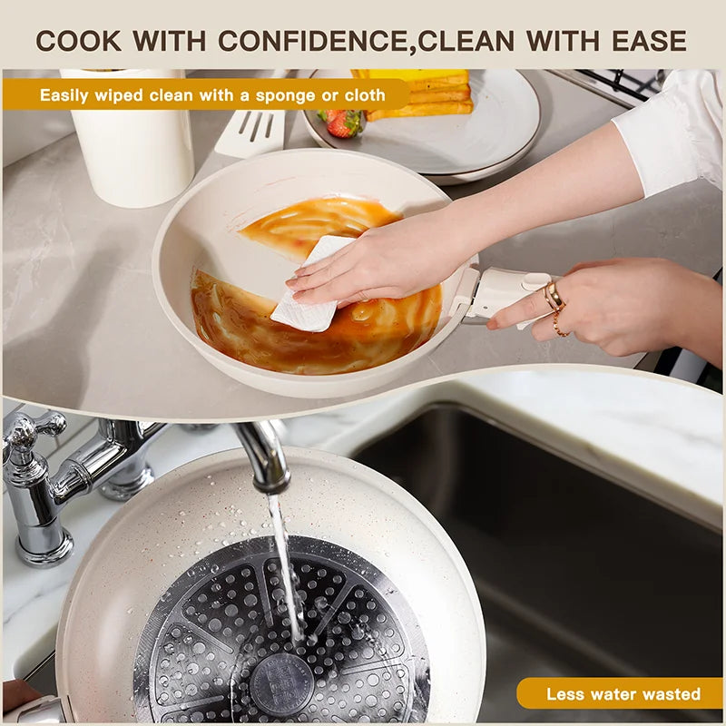21 Piece Non-Stick, Ceramic Cookware Set