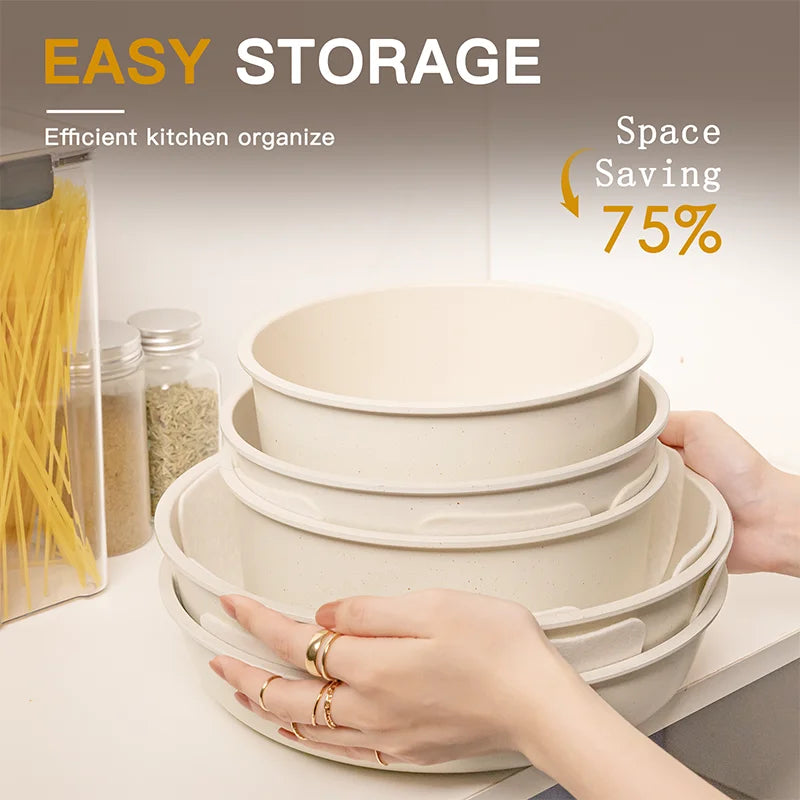21 Piece Non-Stick, Ceramic Cookware Set