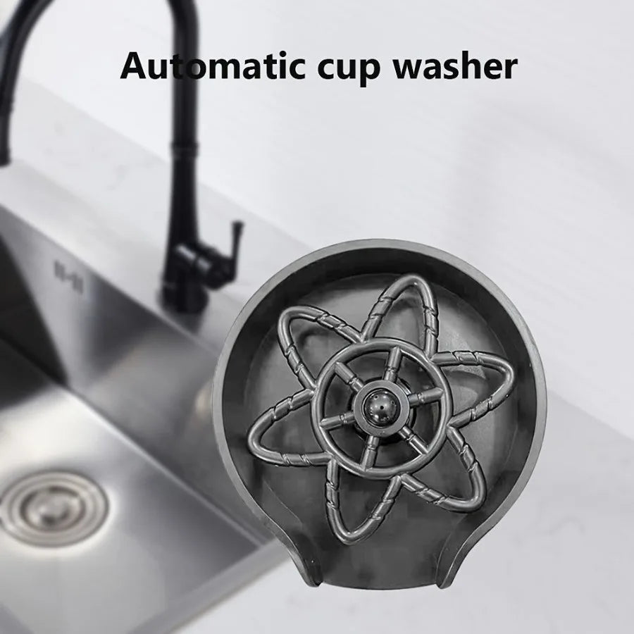 1pc Glass Rinser For Kitchen Sink