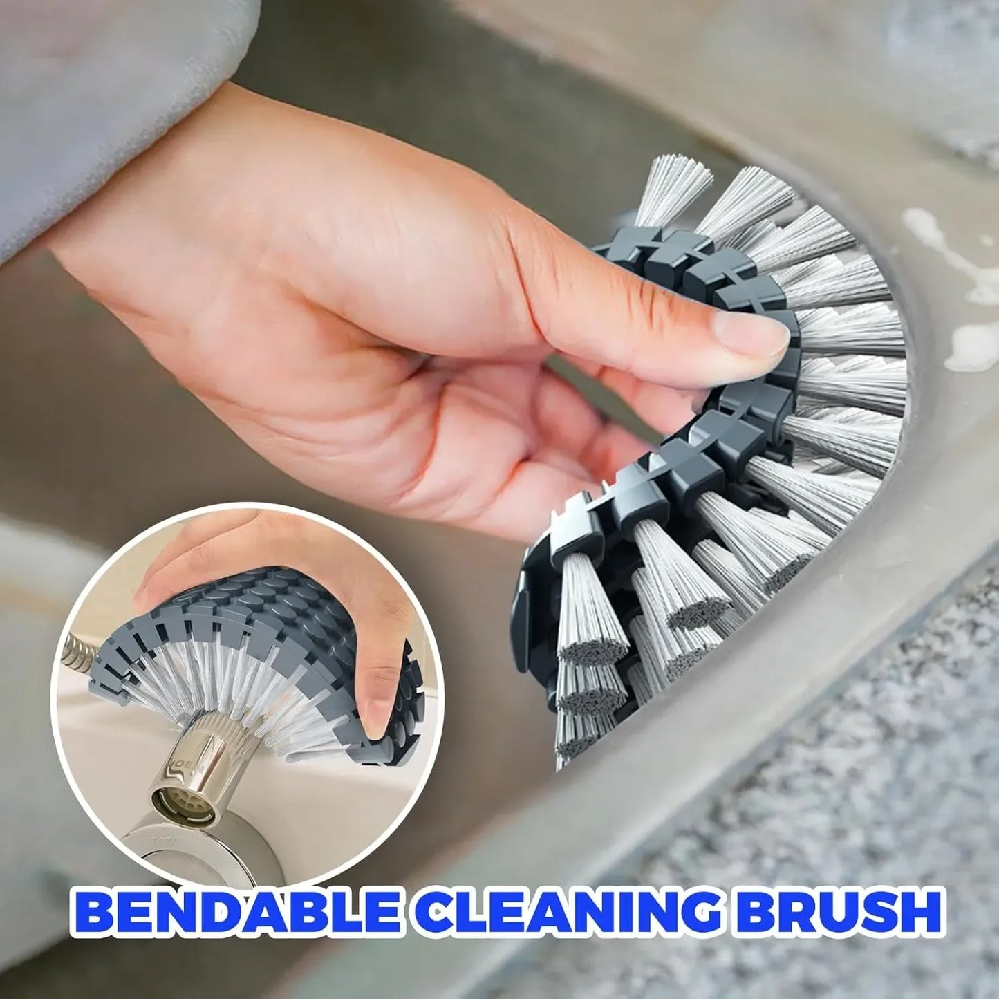 5 Pack Kitchen Cleaning Brush, Green