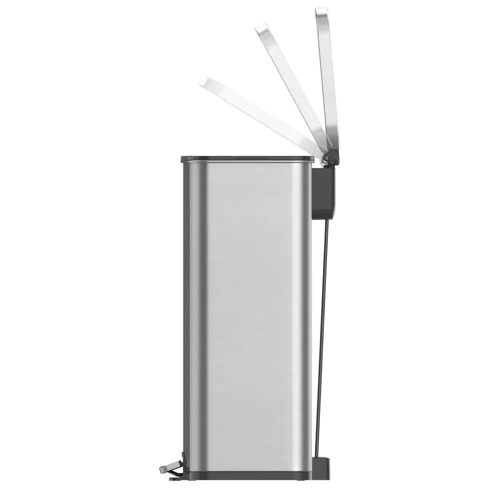 13.2 Gallon Stainless Steel Kitchen Step Trash Can