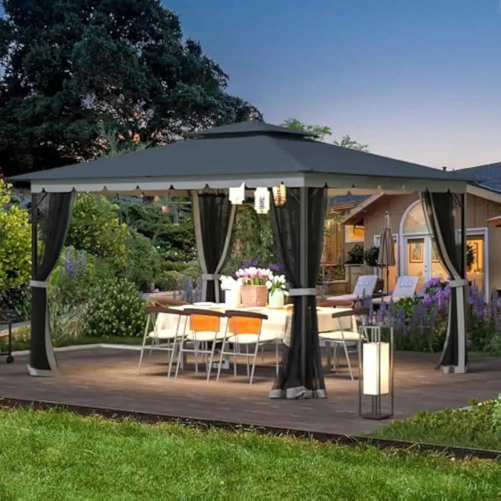 10x12 Gazebo with Mosquito Netting