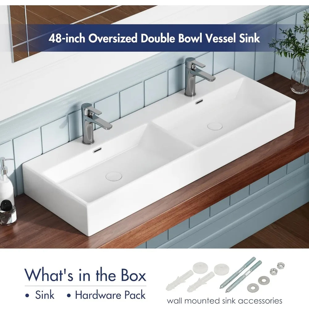 Bathroom Vanity Rectangular Floating Sink