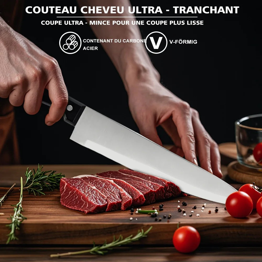 15pcs Stainless Steel Chef Knife Set