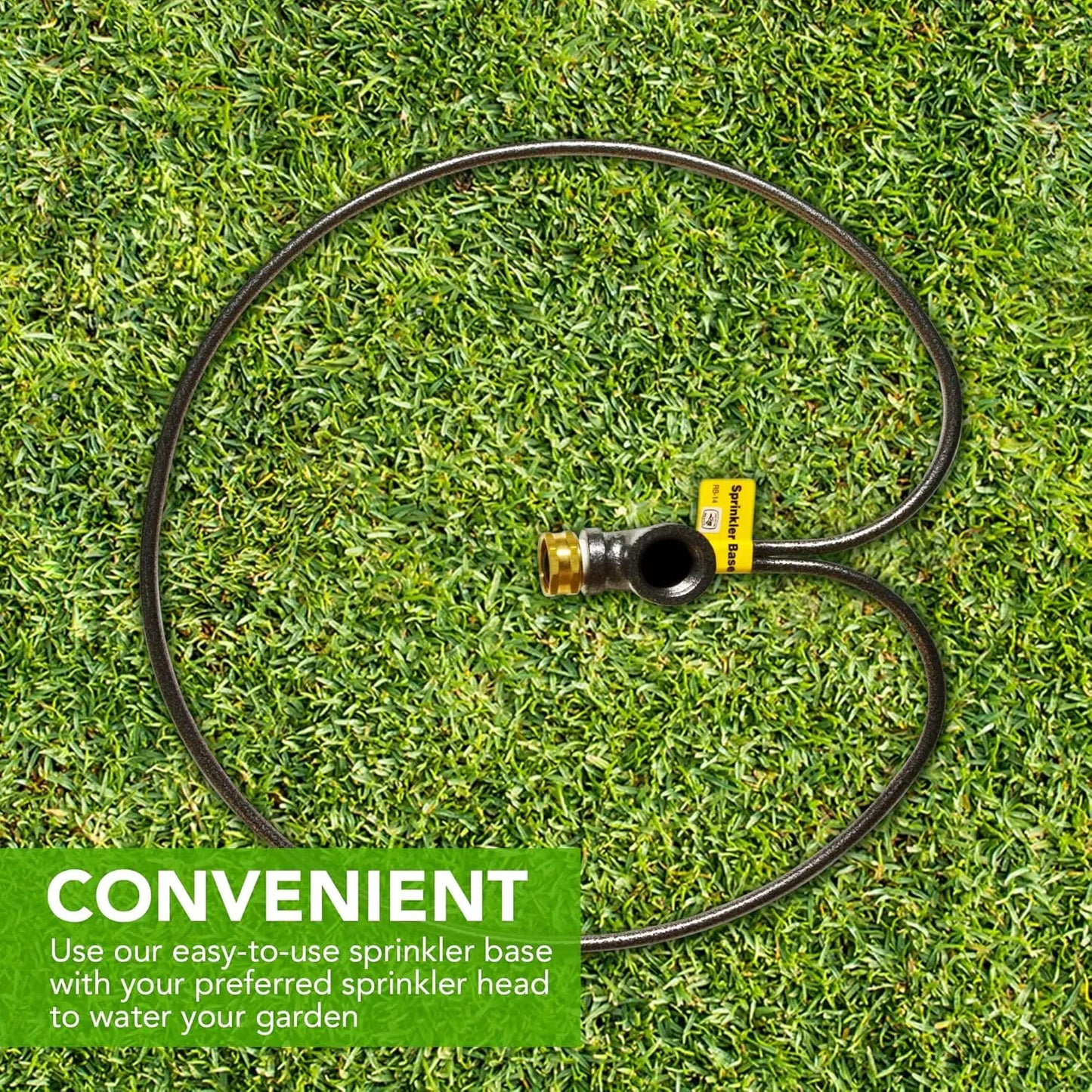 Lawn Sprinkler Stand - IRB-14 - Premium Garden Tools for Lawn Care - Yard Sprinkler Base Fits 3/4-Inch Sprinkler Heads 2 Pack