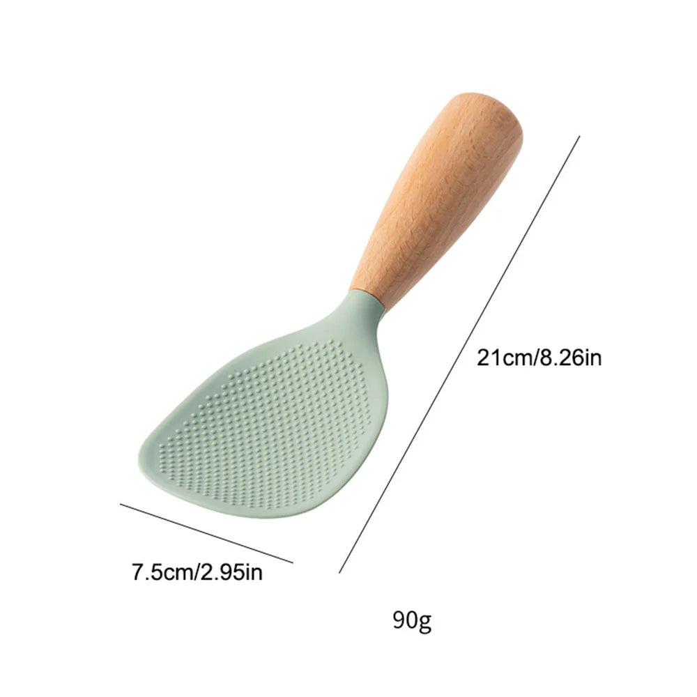 1Pcs Silicone Non-Stick Cooking Spoon