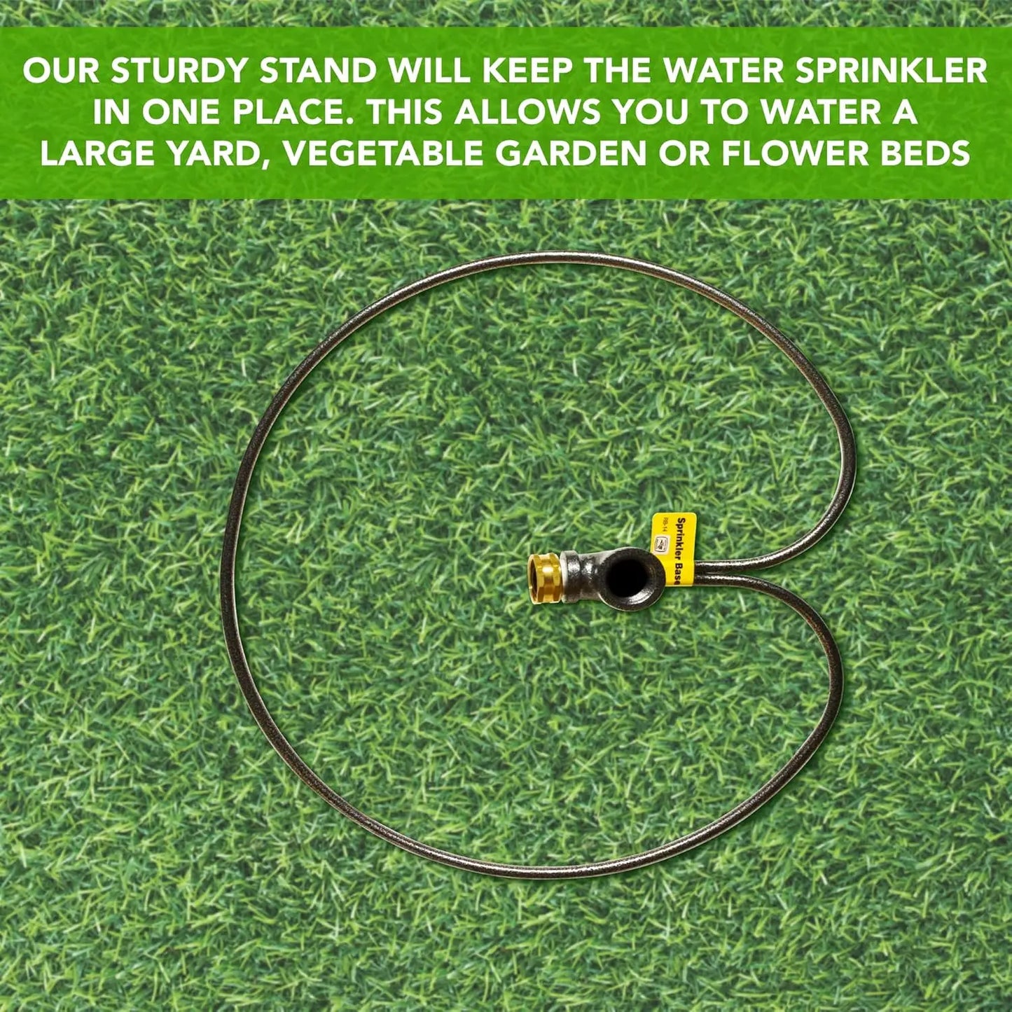 Lawn Sprinkler Stand - IRB-14 - Premium Garden Tools for Lawn Care - Yard Sprinkler Base Fits 3/4-Inch Sprinkler Heads 2 Pack