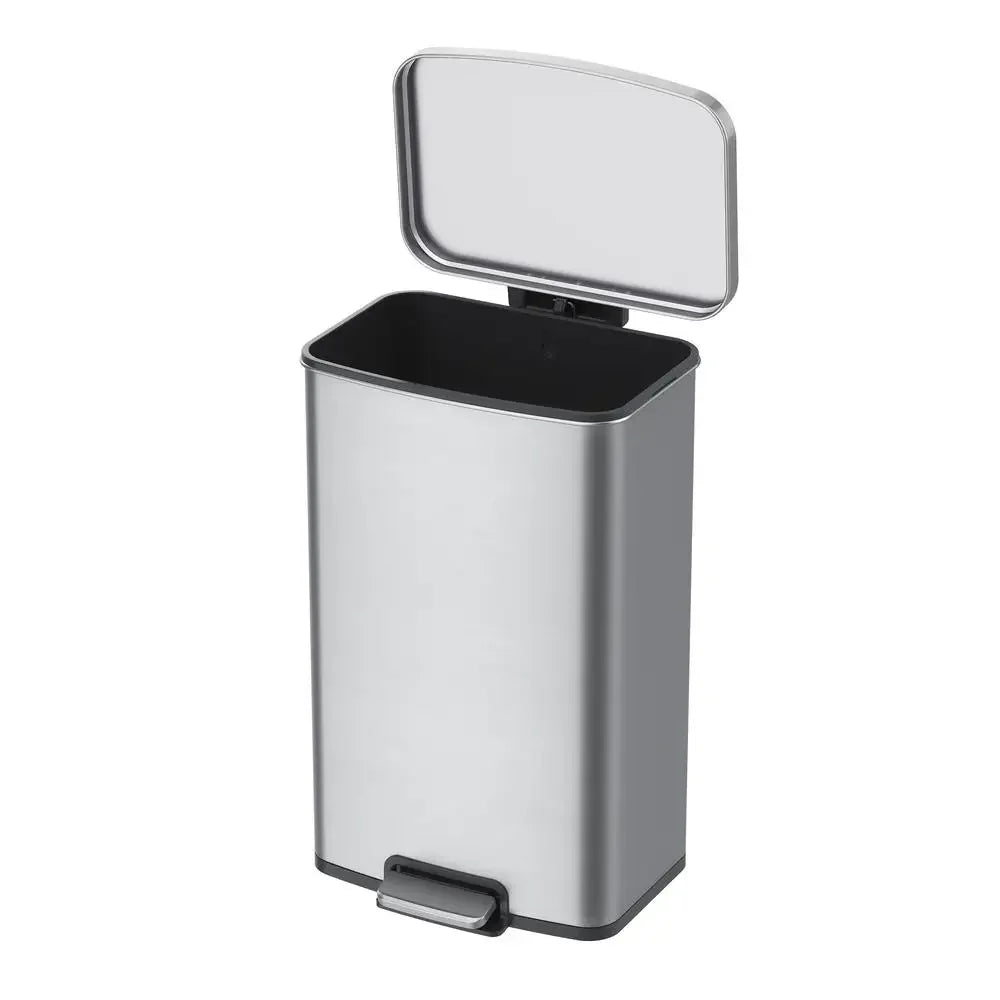 13.2 Gallon Stainless Steel Kitchen Step Trash Can