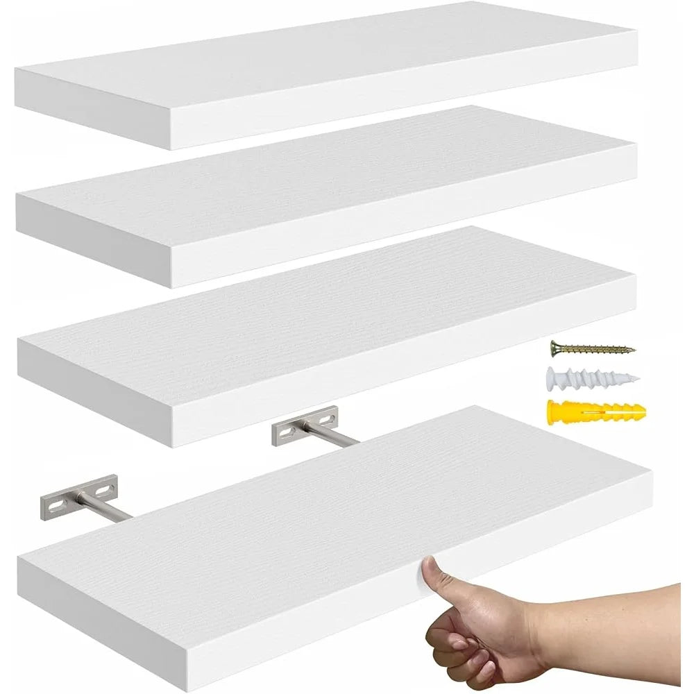 Floating Wall Shelves Set of 4