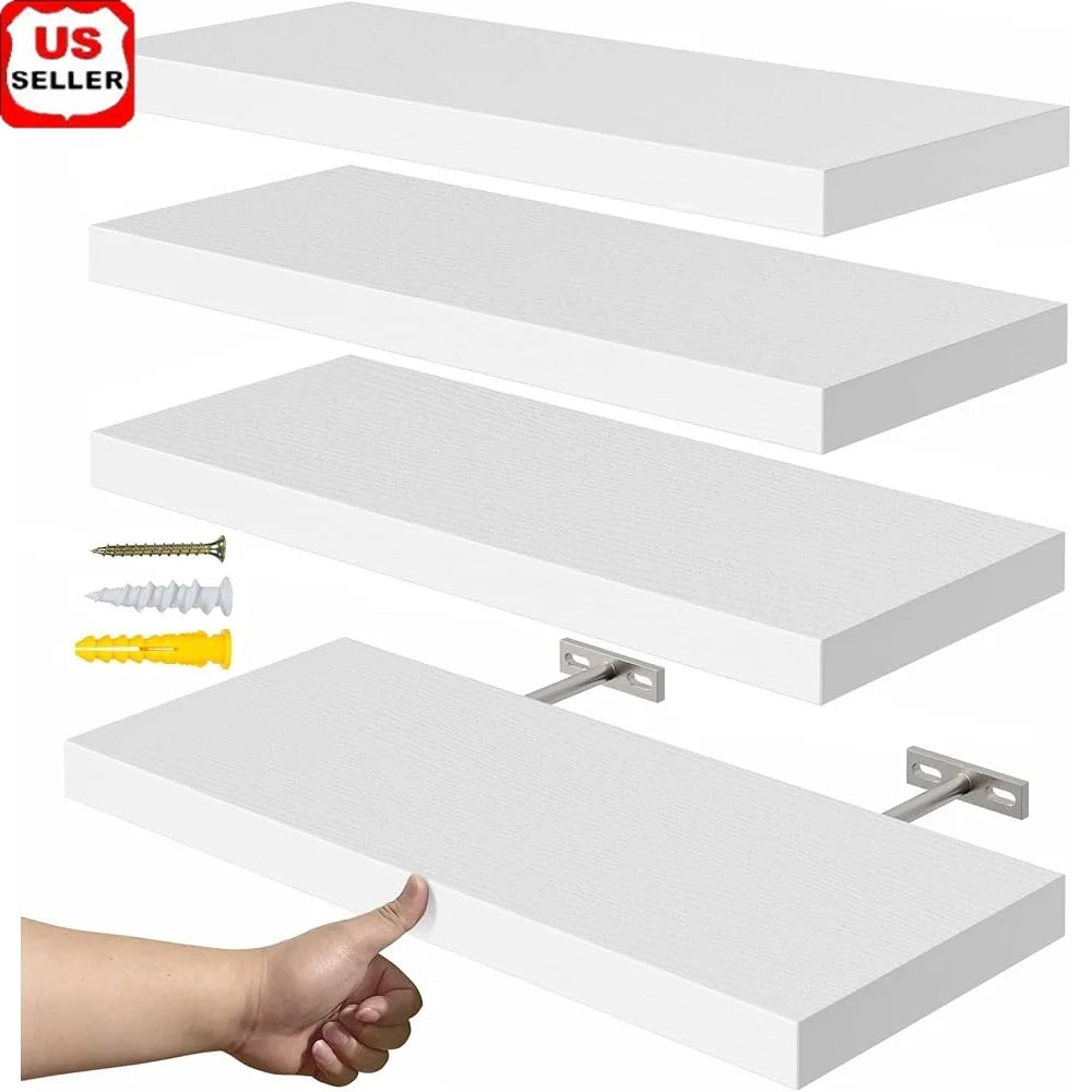 Floating Wall Shelves Set of 4