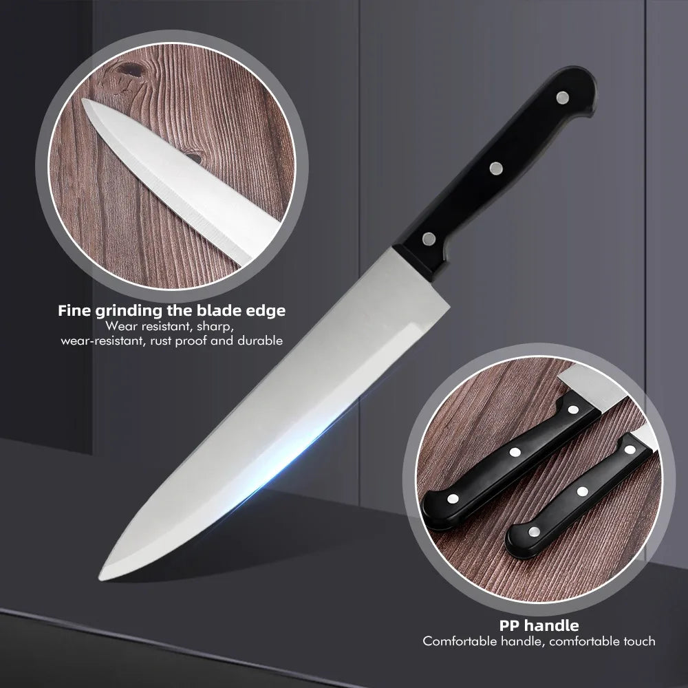 15pcs Stainless Steel Chef Knife Set