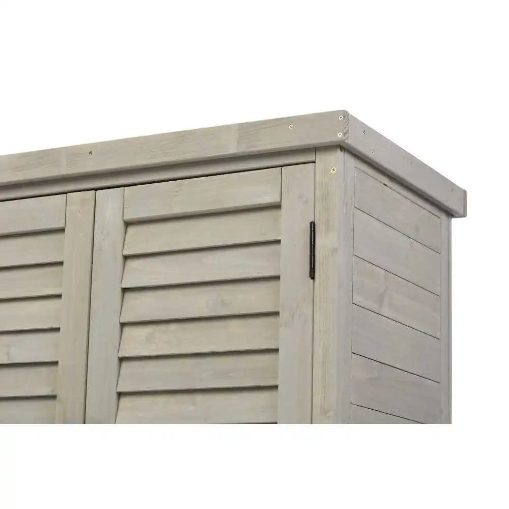 Metal Table Top Potting Bench with Storage Cabinet