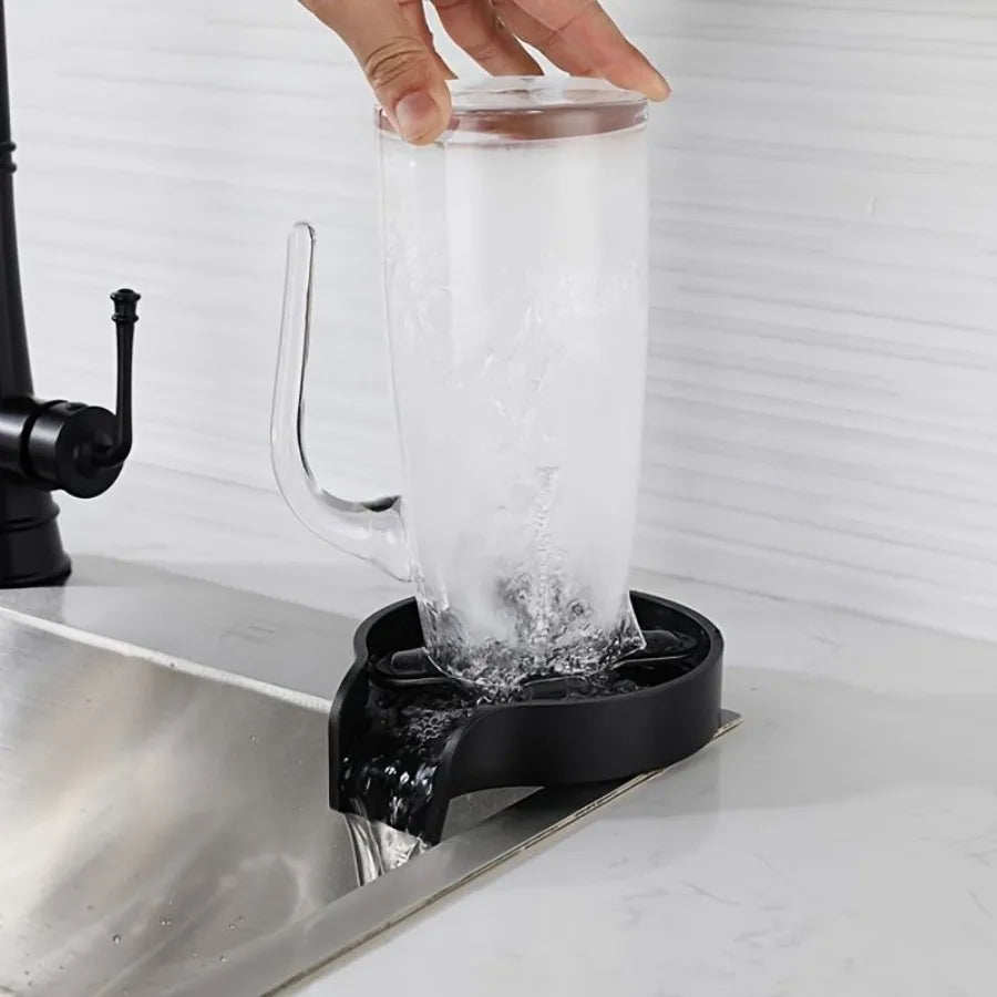 1pc Glass Rinser For Kitchen Sink