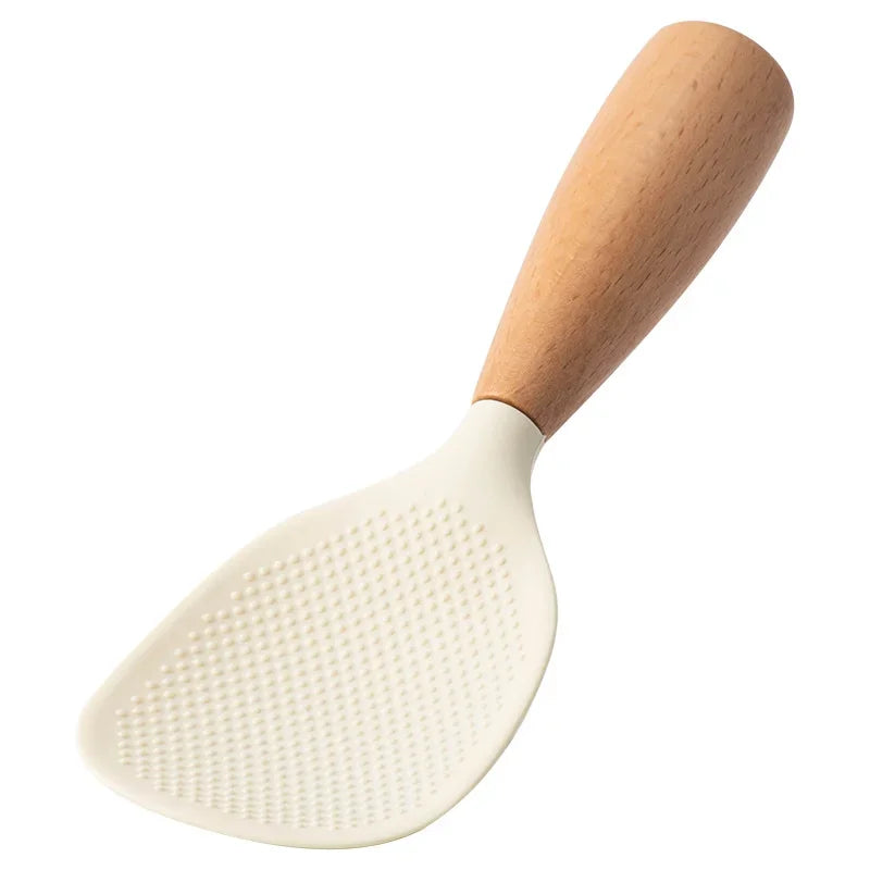 1Pcs Silicone Non-Stick Cooking Spoon