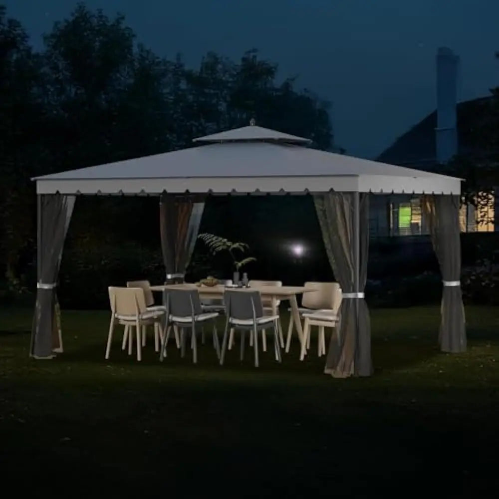 10x12 Gazebo with Mosquito Netting