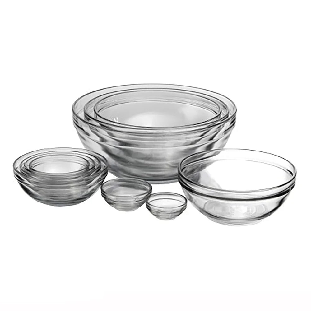 10 Piece Glass Mixing Bowl Set