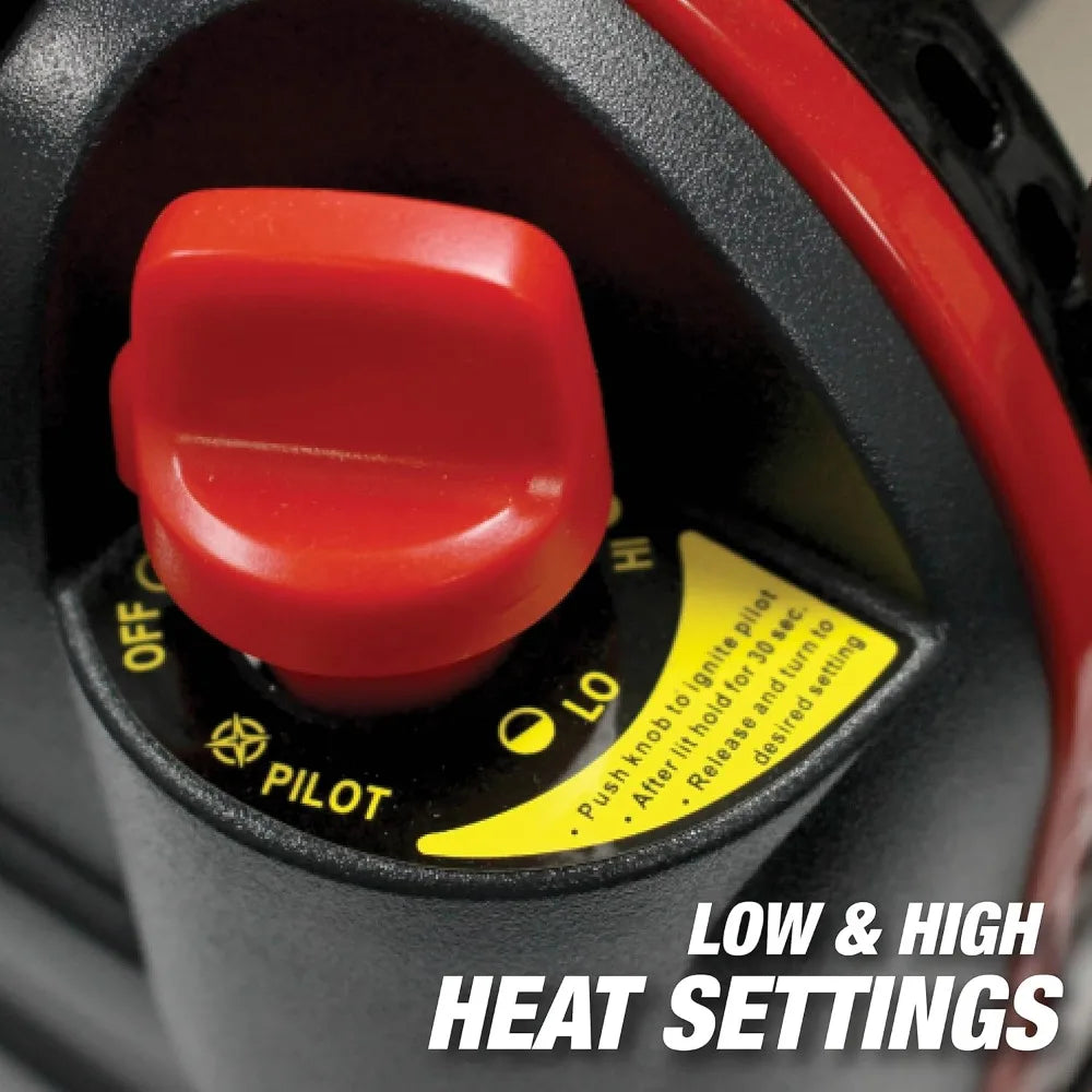 4,000-9,000 BTU Indoor-Safe Propane Radiant Heater