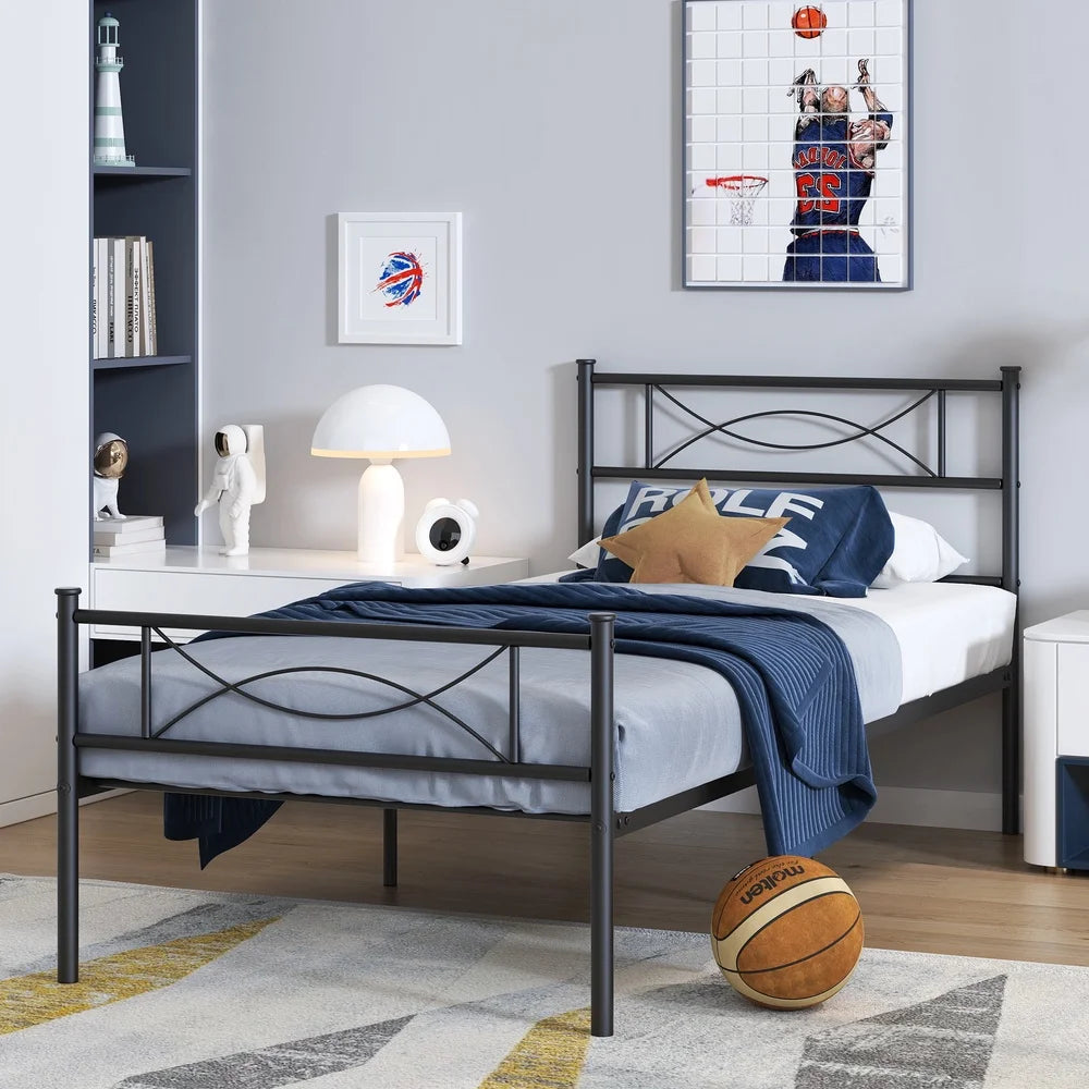 Twin Metal Platform Bed Frame