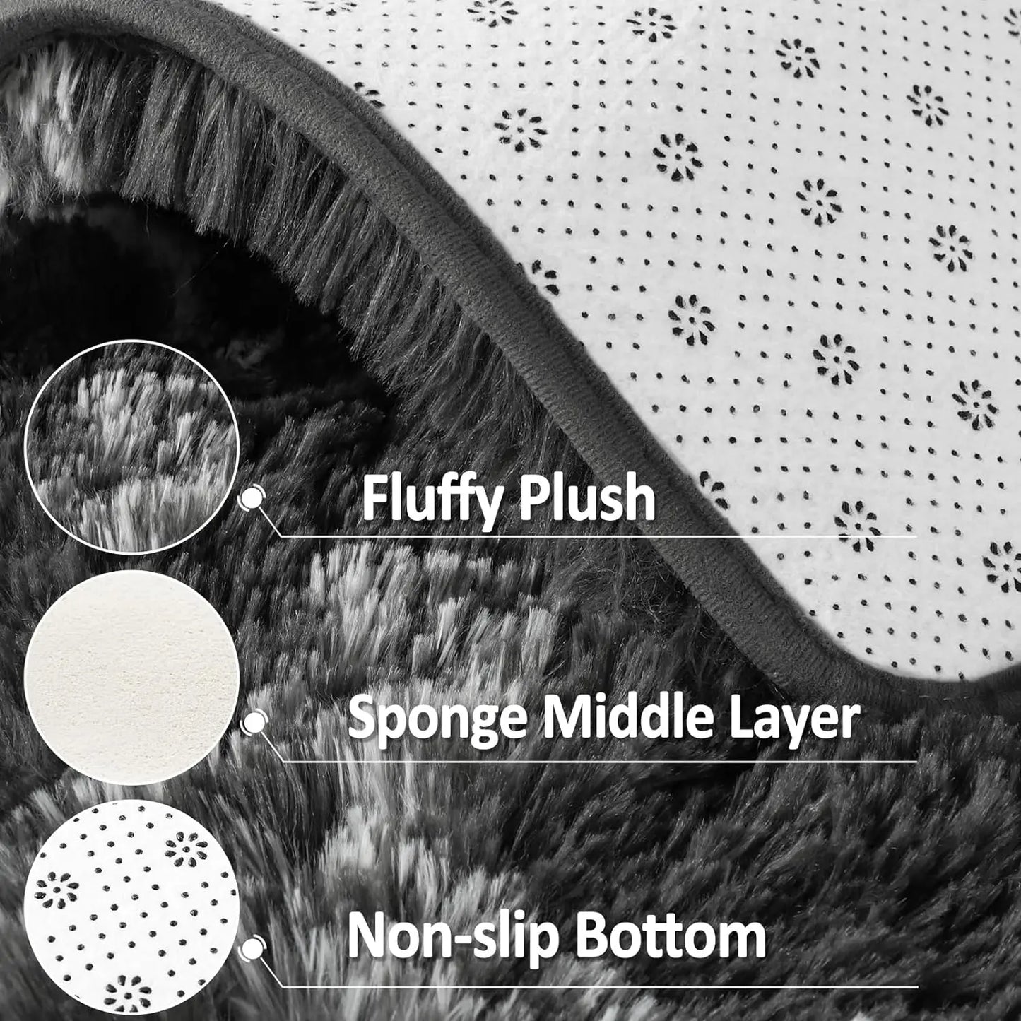 Shag Area Rugs Super Soft and Plush