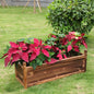 Raised Wood Garden Bed