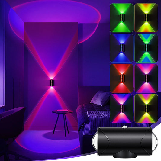 LED Motion Sensor Wall Sconce Lights, 3 Modes