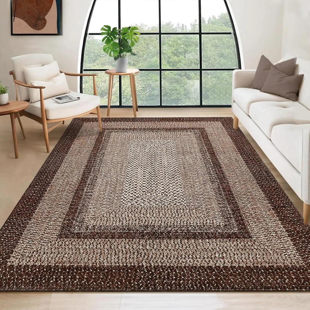 8x10 Braided Non Slip Area Rug