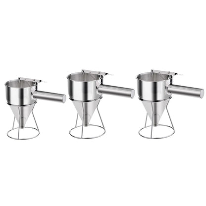 Stainless Steel Batter Funnel Dispenser