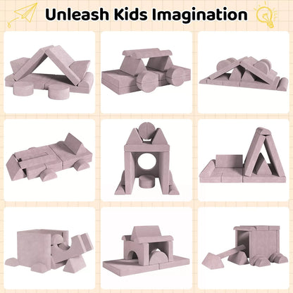 Modular Kids Play Couch Convertible Foam & Floor Cushion
