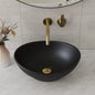 16" x 13" Oval White Ceramic Sink