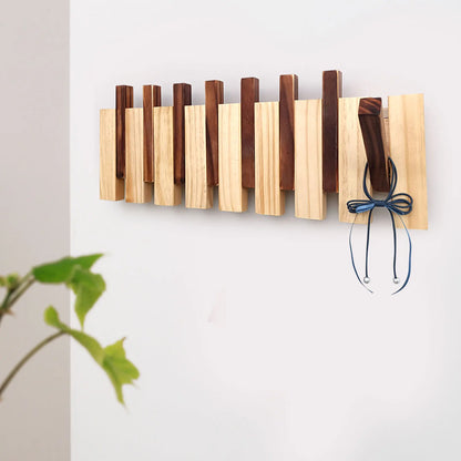 Wooden Wall Coat Rack
