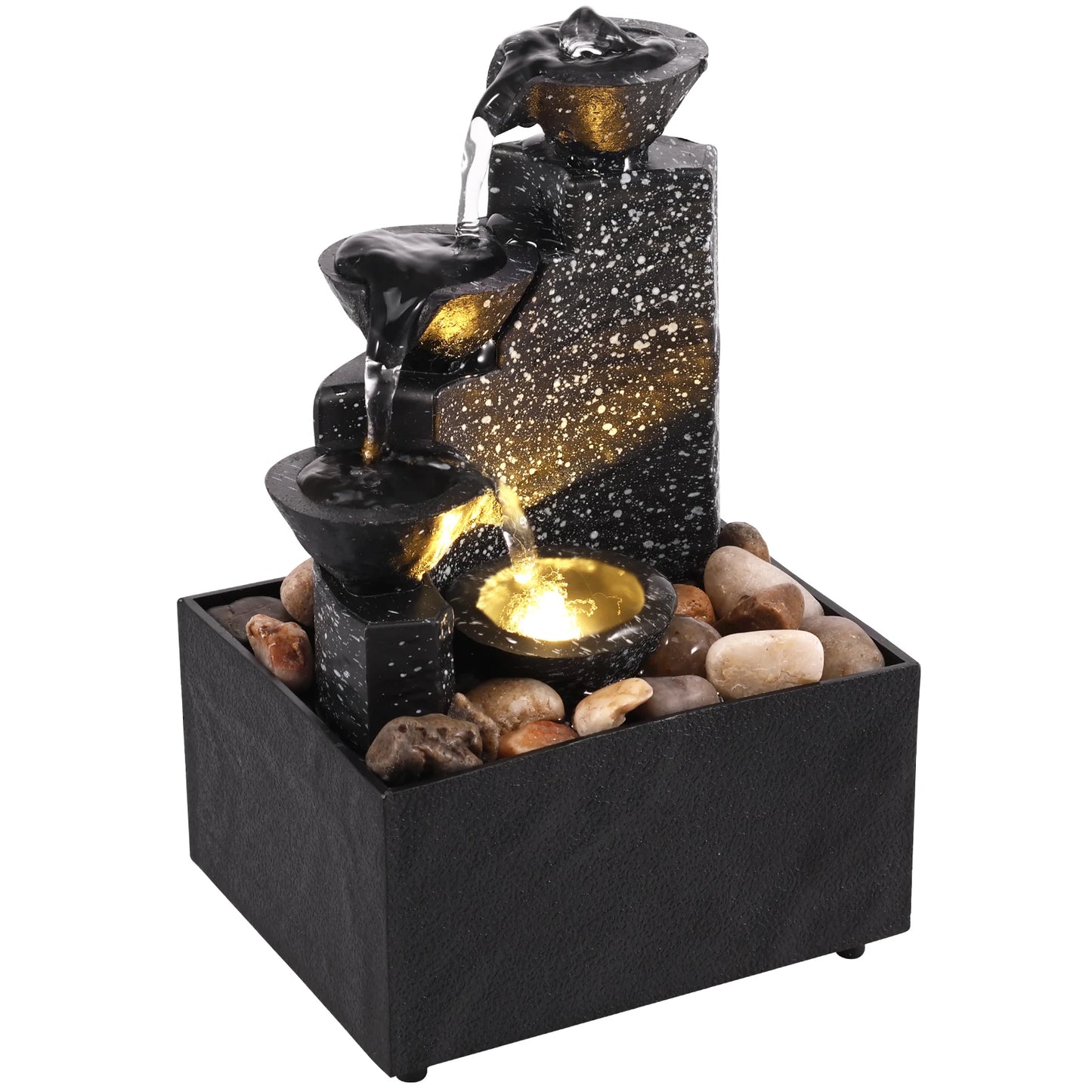 Art waterfall fountain desktop beautiful decoration