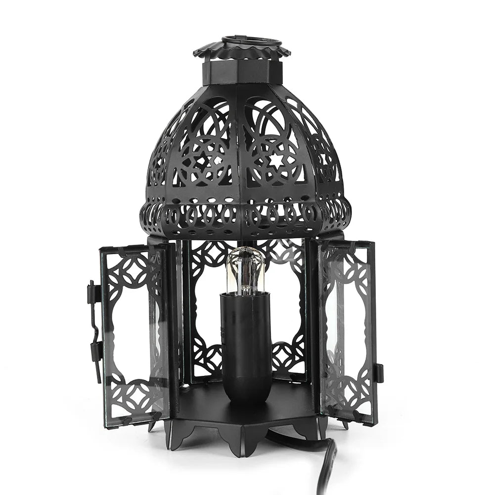 Rock Salt Vintage Iron Frame Lamp, Air Purifier