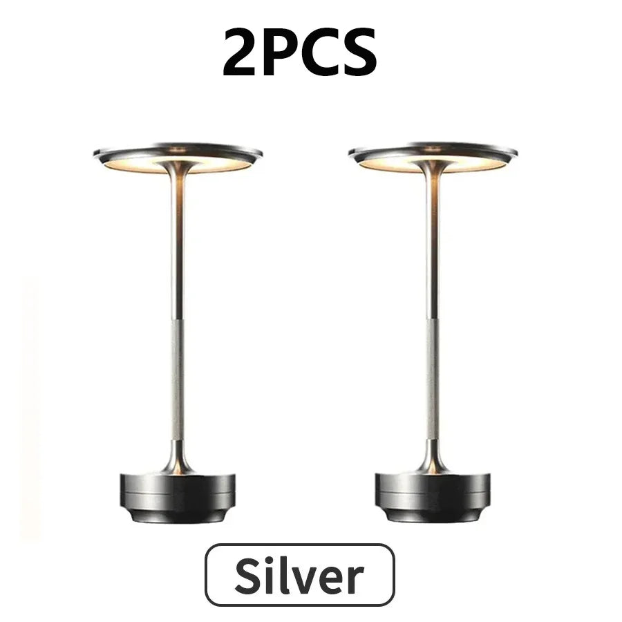 2PCS Rechargeable Wireless, USB-C, Desk Lamp