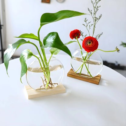 Nordic Style Wooden Hydroponic Planter
