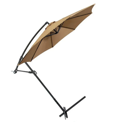 10Ft Offset Umbrella Beach Fabric Sunshade
