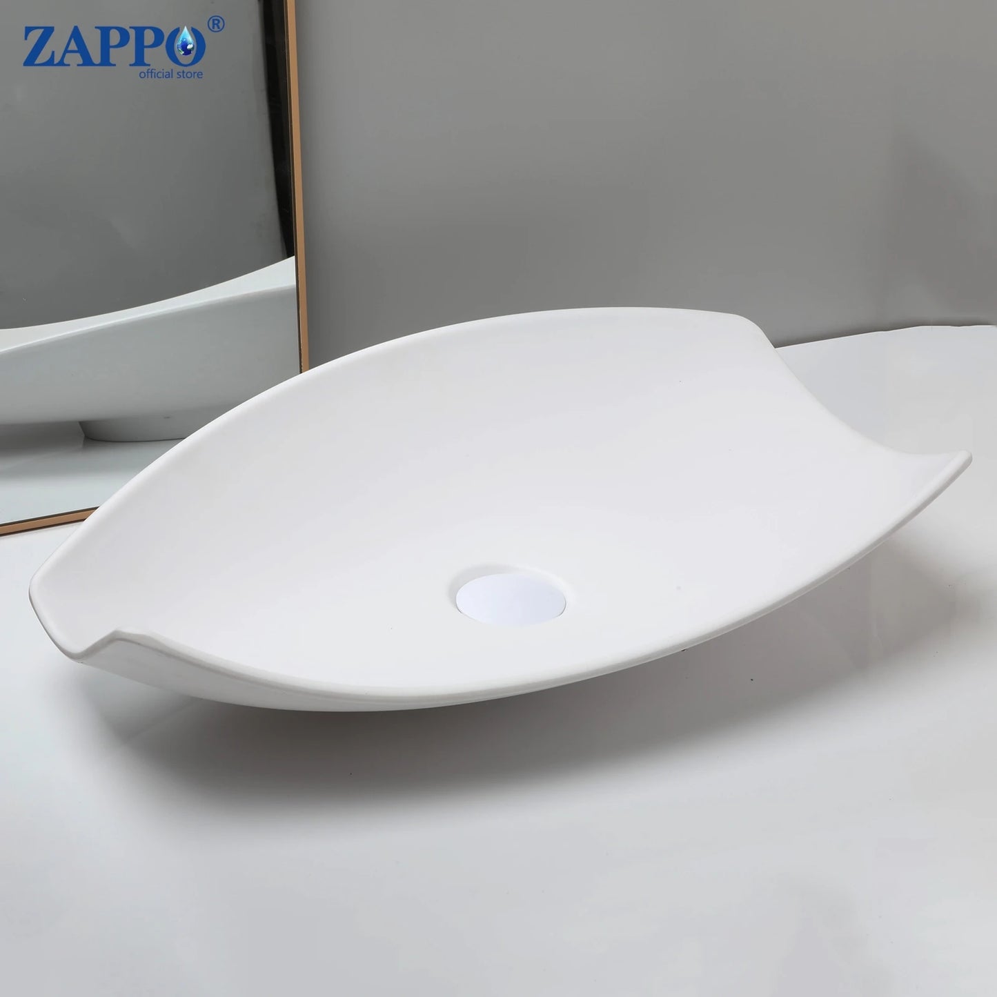 Bathroom Vessel Stone Resin Above Counter Sink