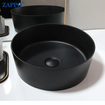 Bathroom Vessel Stone Resin Above Counter Sink