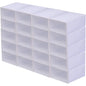 20 Pack Shoe Box Stackable Shoe Organizer