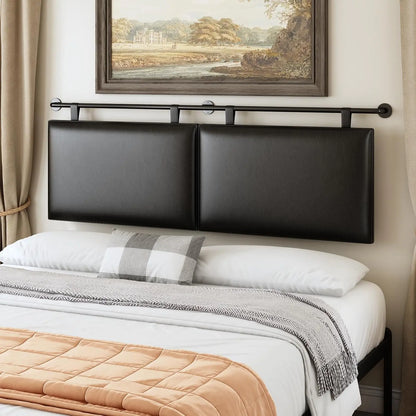 Headboard Wall Mounted Headboards for Bed with Linen Upholstery Hanging Headboard for Bedroom