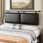 Headboard Wall Mounted Headboards for Bed with Linen Upholstery Hanging Headboard for Bedroom