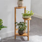 3 Tier Bamboo Corner Plant Stand