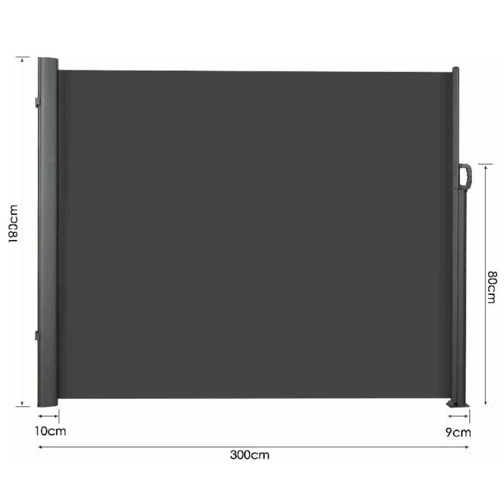 Retractable Outdoor Water Repellent Side Awning