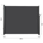 Retractable Outdoor Water Repellent Side Awning