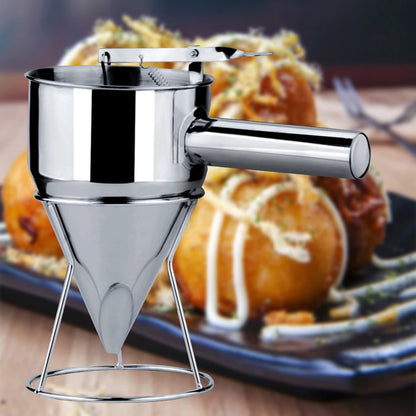 Stainless Steel Batter Funnel Dispenser