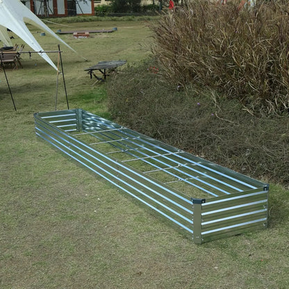 (2 Pack) Galvanized Raised Garden Bed