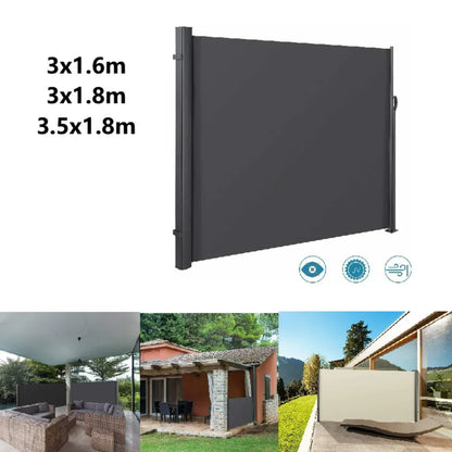 Retractable Outdoor Water Repellent Side Awning