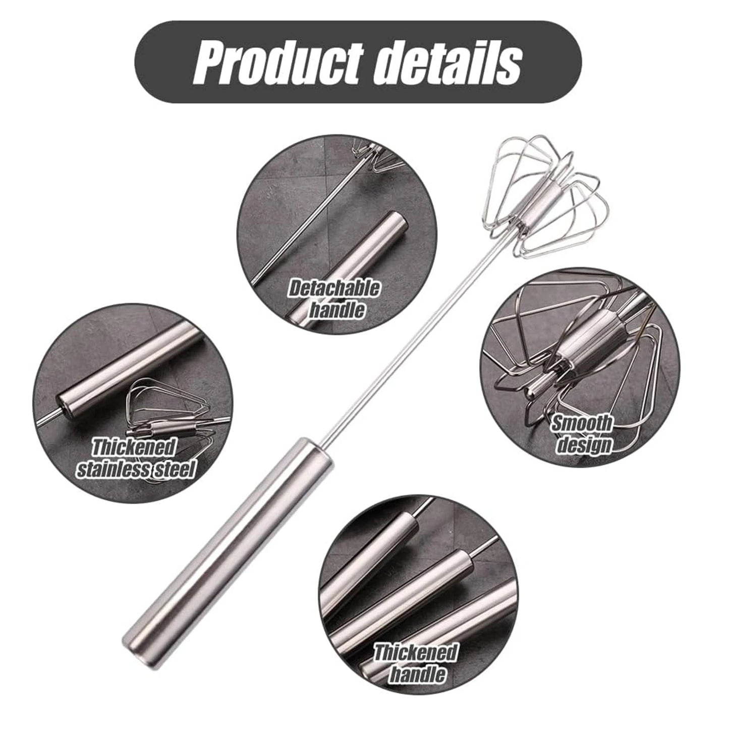 Stainless Steel Fast Stirring Whisk