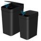 2 Pack 12L & 18L Touchless Motion Sensor Trash Can