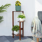 3 Tier Bamboo Corner Plant Stand