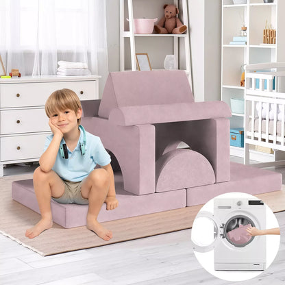Modular Kids Play Couch Convertible Foam & Floor Cushion